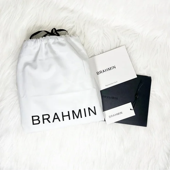 SOLD-Brahmin Iridescent Oil Slick Ombre Blue Pink Croc Leather Shoulder Bag - Picture 12 of 12